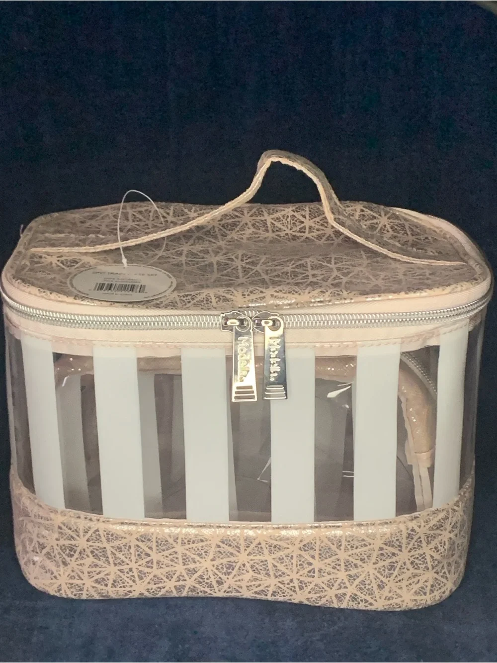 Modella Fashion Fashion Forward 2 pc Train Case Set.